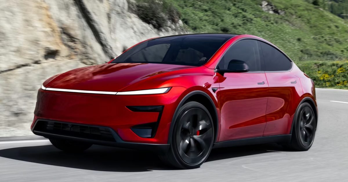 This is the new Tesla Model Y performance that is now available in Europe